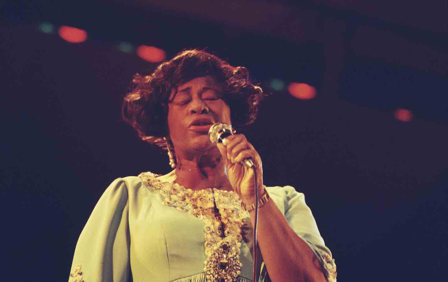 Ella Fitzgerald at the Newport Jazz Festival in Newport, Rhode Island, 1970.