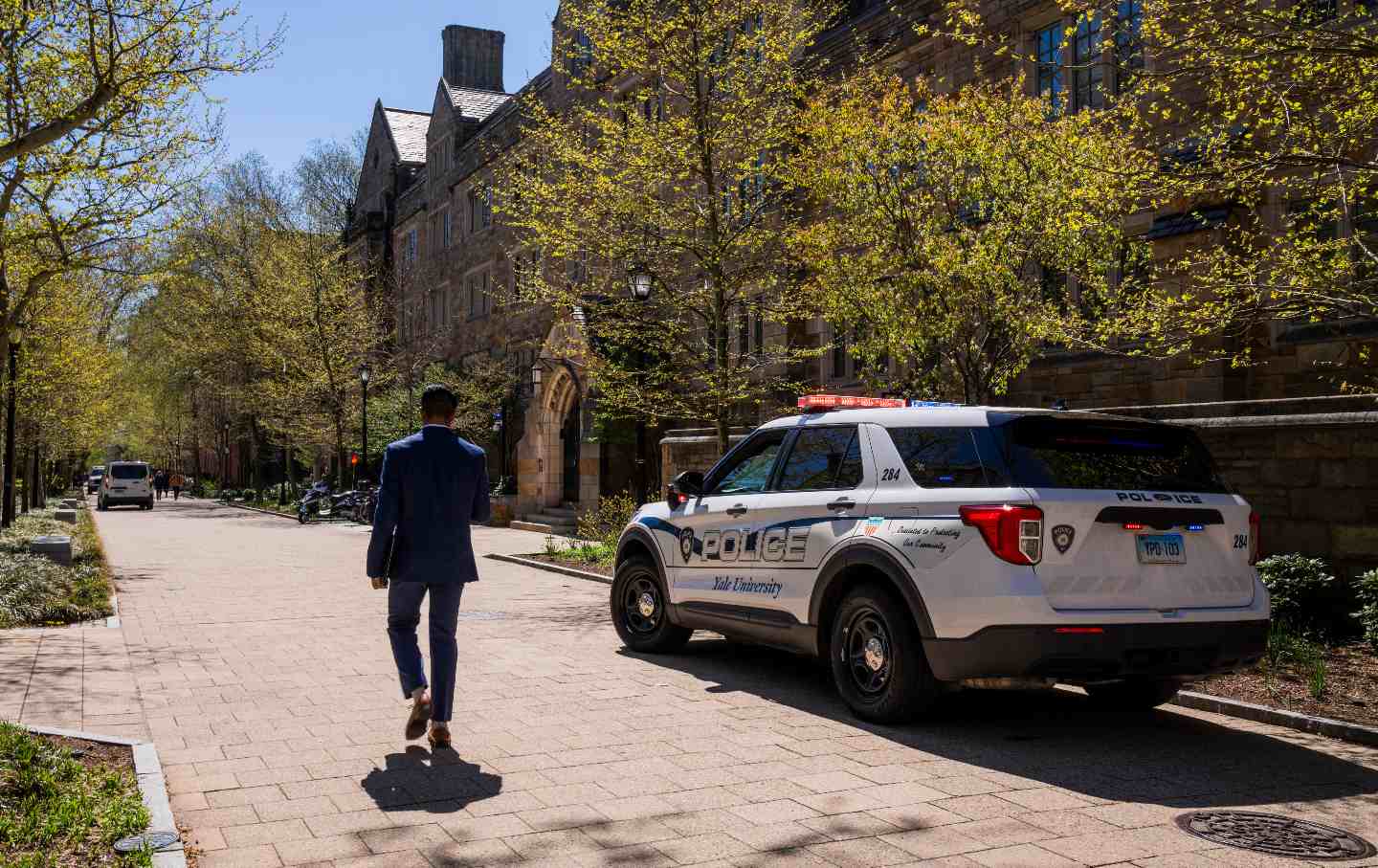 Campus police at Yale University