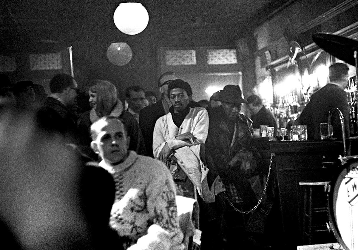 Concertgoers at Slugs’ in 1965.