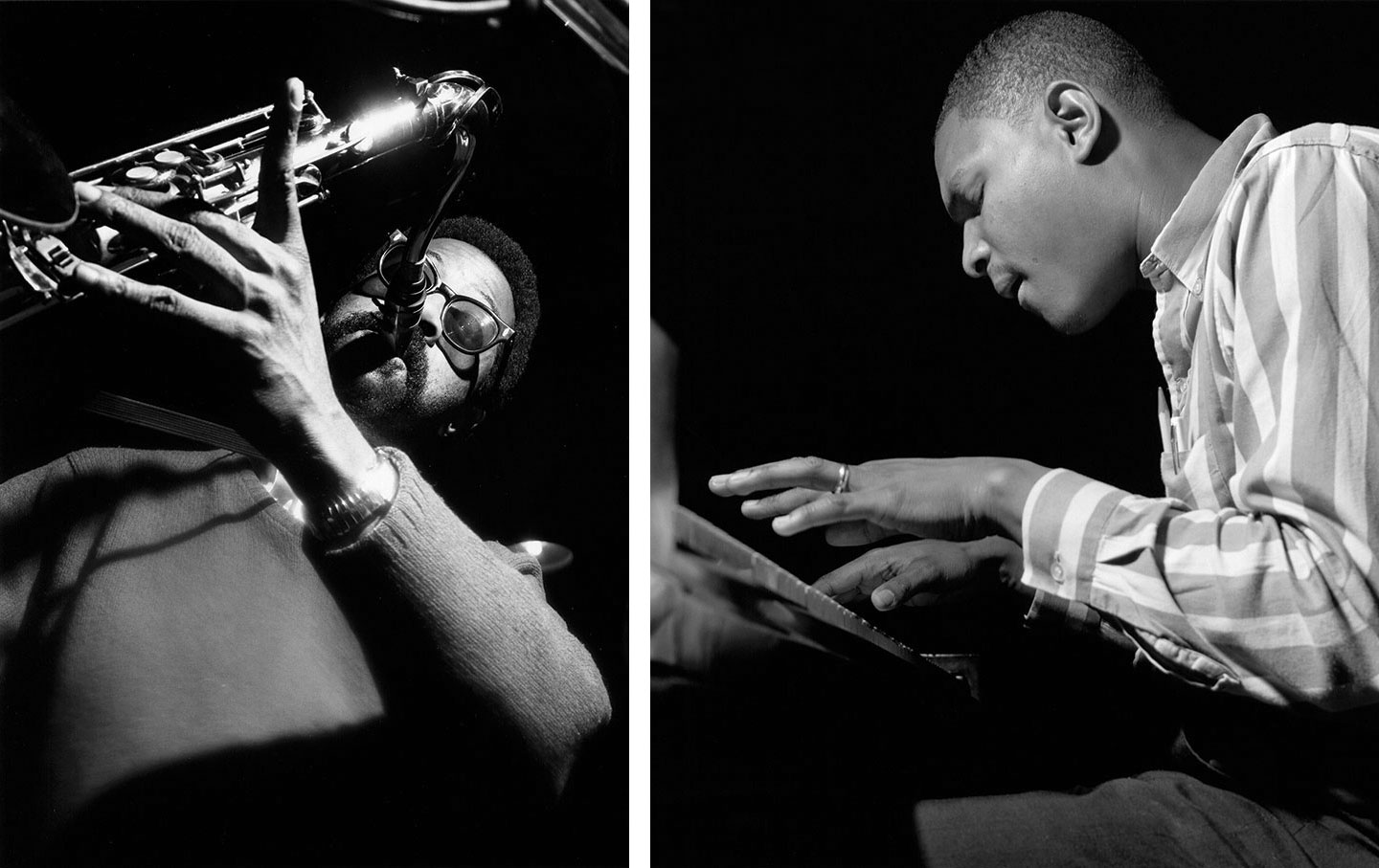 Tenor saxophonist Joe Henderson and pianist McCoy Tyner.