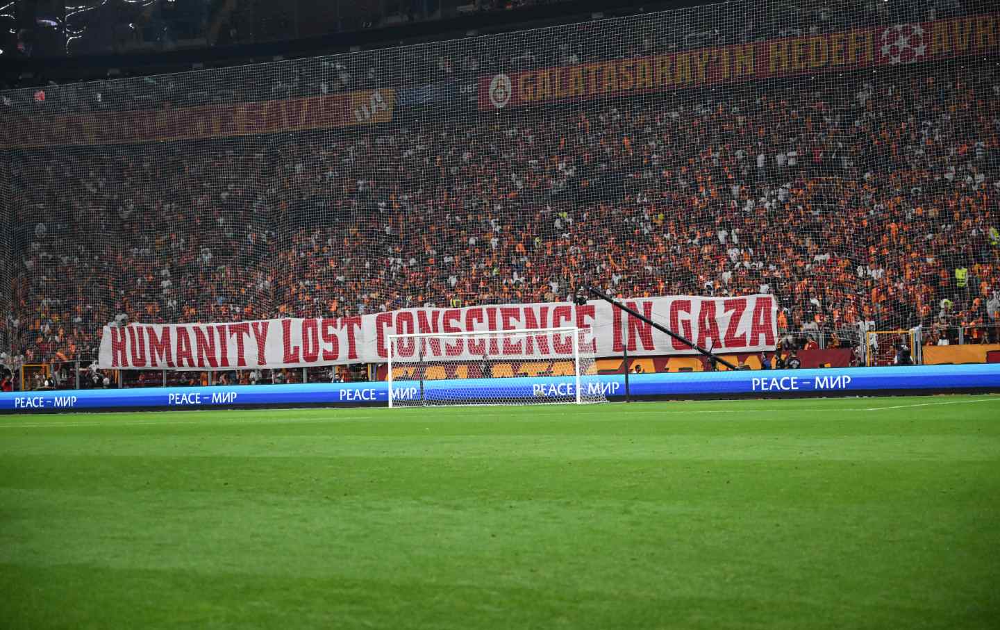 A banner reading