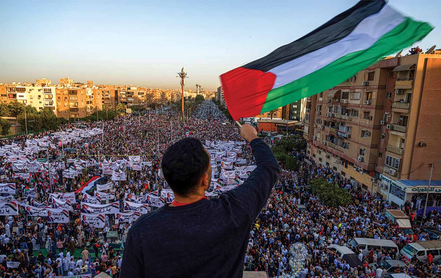 Ordinary Egyptians show their support for Palestinians, but their government leaves them in legal and political limbo.