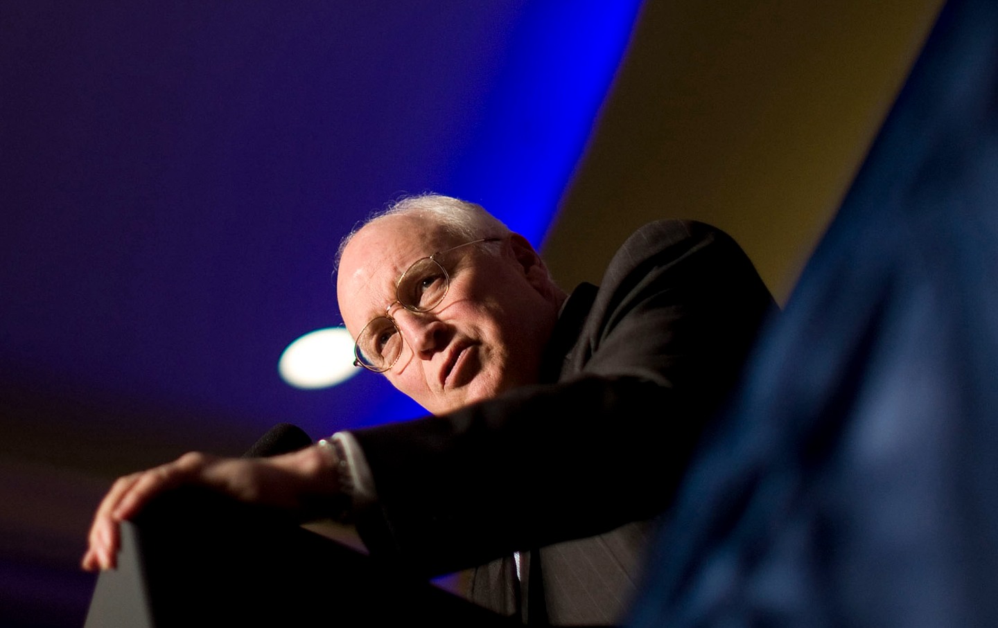 Vice President Dick Cheney speaks at the 35th annual Conservative Political Action Conference in Washington, DC, on Thursday, February 7, 2008.