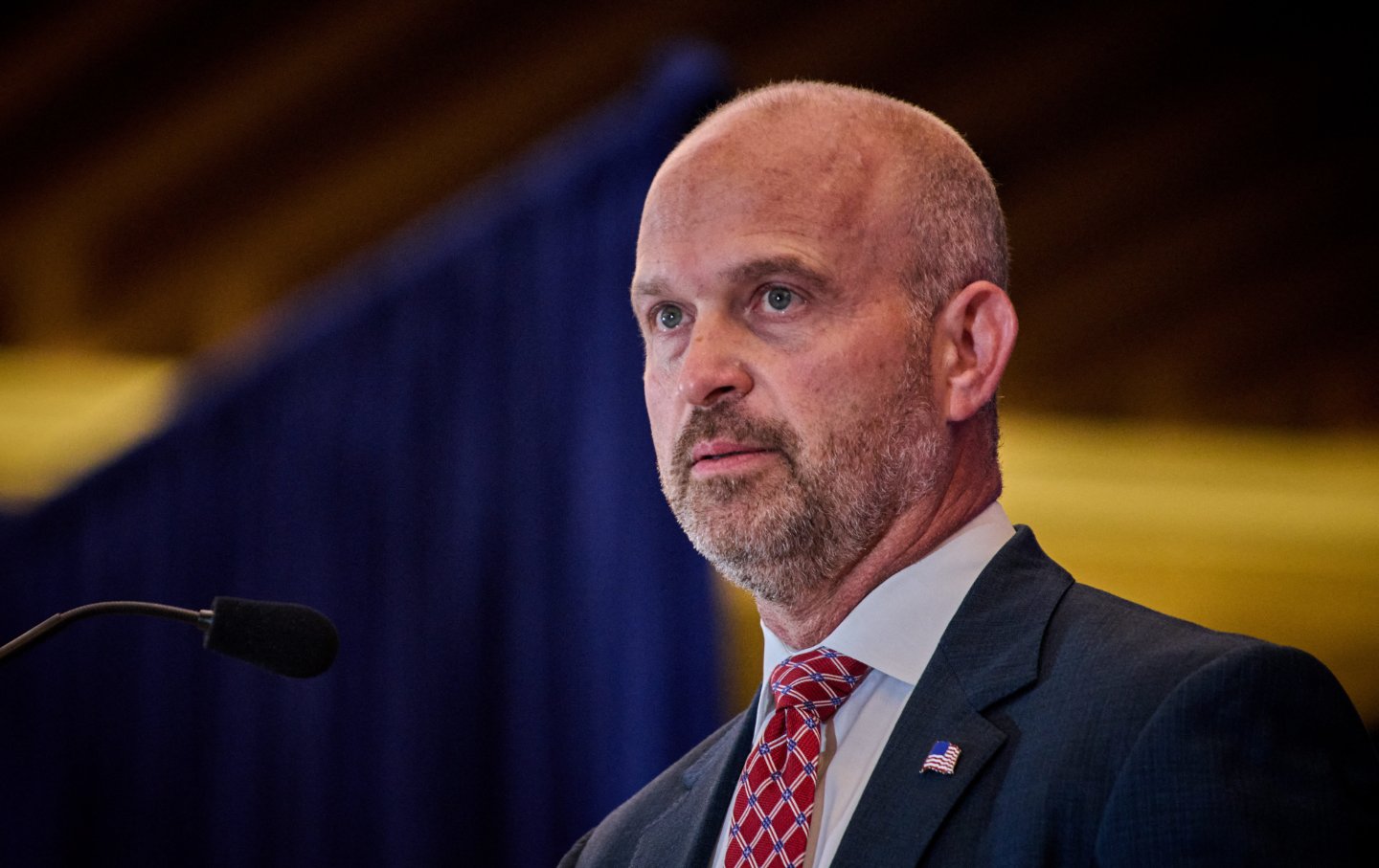 Heritage Foundation Kevin Roberts speaks at the National Conservative Convention in Washington D.C., Sept. 2, 2025.
