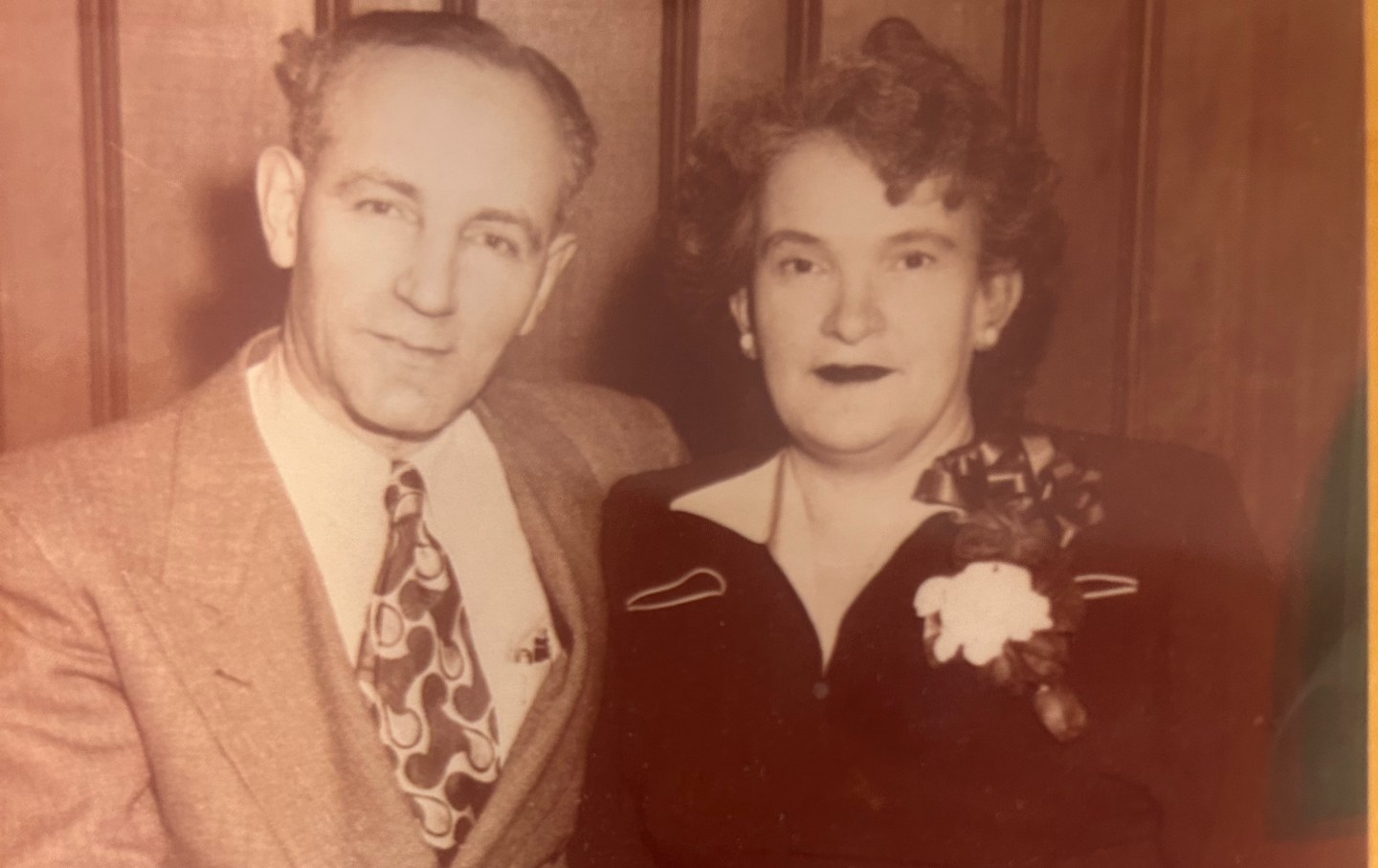 Regina Treitler and her husband.