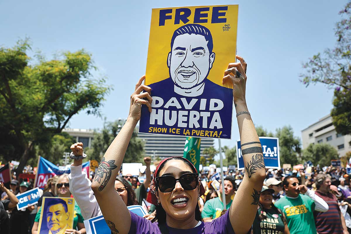 The arrest and beating of SEIU California president David Huerta kicked the LA resistance into overdrive.