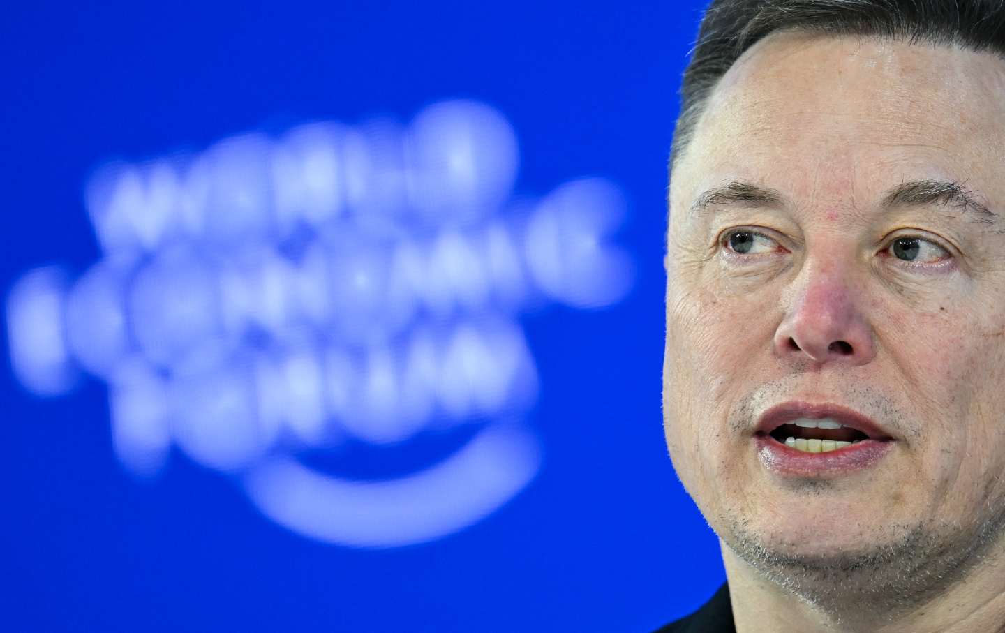 Elon Musk peddles his vision of cosmic colonization at the World Economic Forum in Davos, Switzerland.
