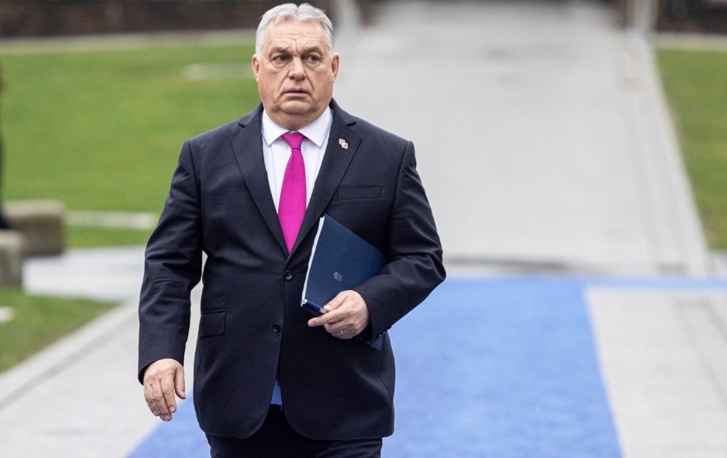 Prime Minister of Hungary Viktor Orbán arrives at the informal EU leaders’ retreat 2026 summit, at Alden Biesen Castle hosted by the European Council President in Rijkoven Belgium.