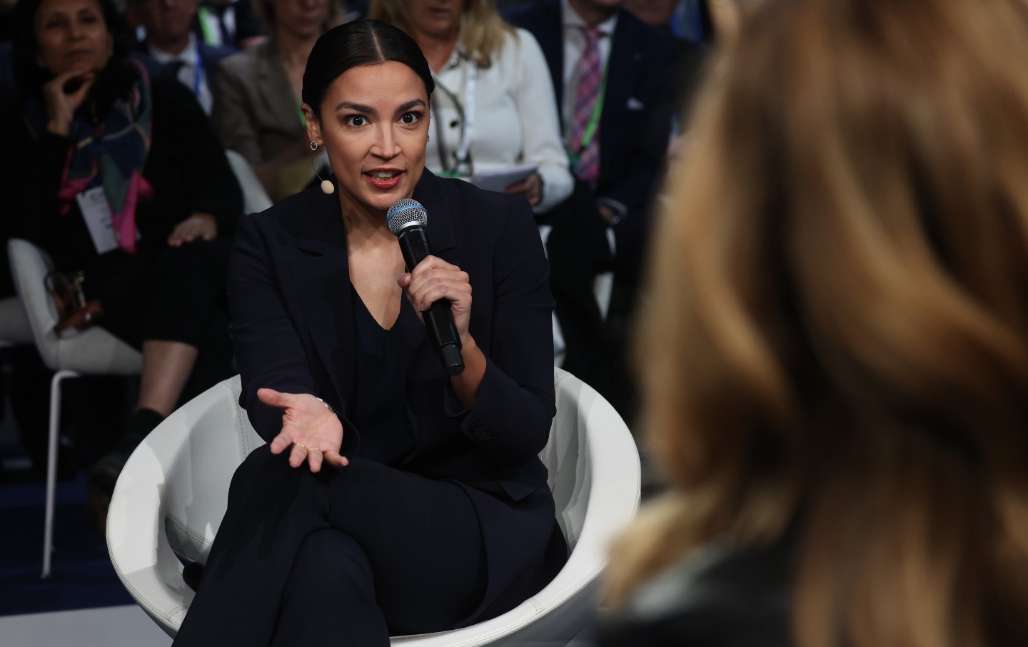 Representative Alexandria Ocasio-Cortez articulates her vision of an anti authoritarian 