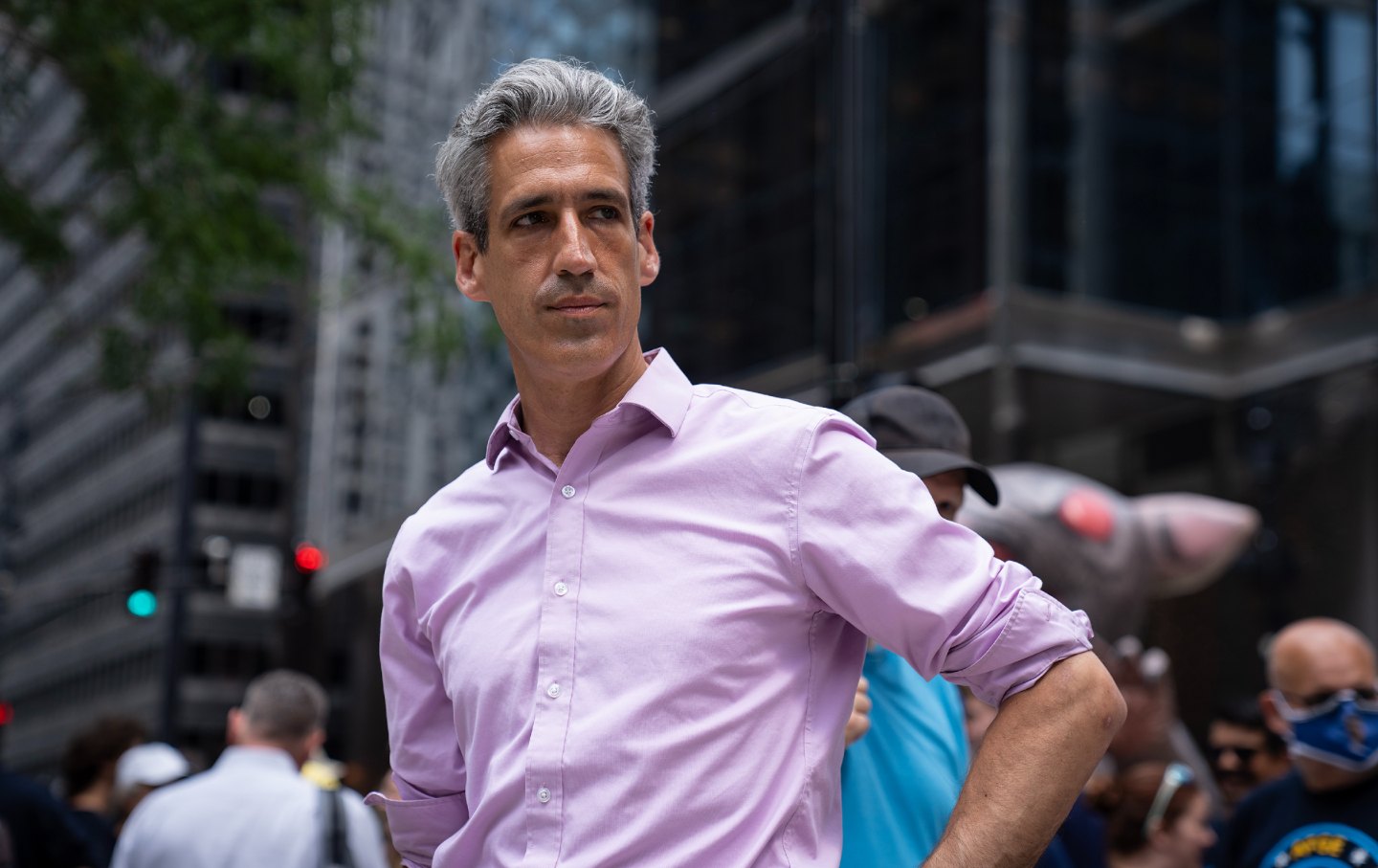 Daniel Biss in Chicago on August 12, 2025.