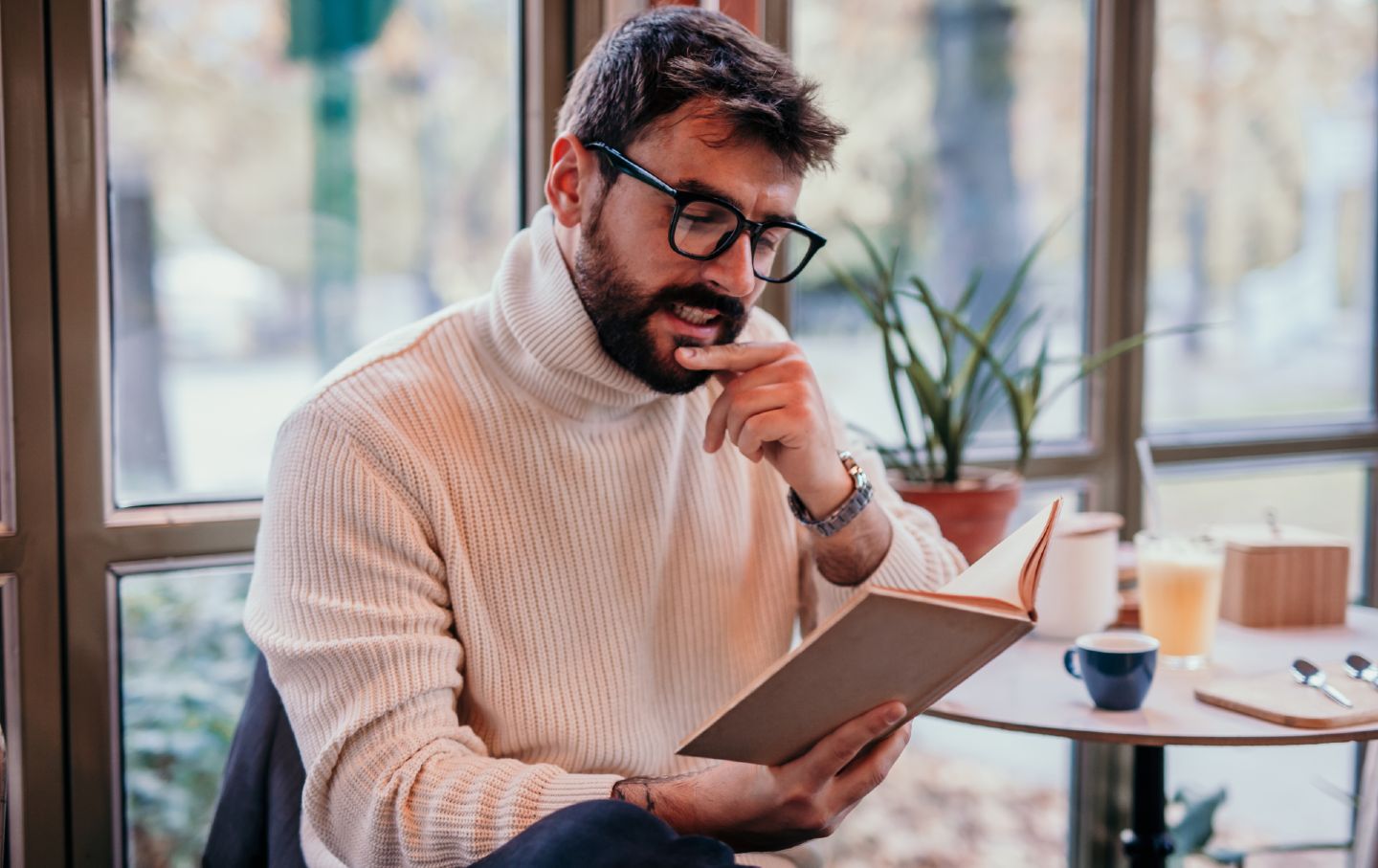 He’s probably reading Elena Ferrante—and that’s OK.