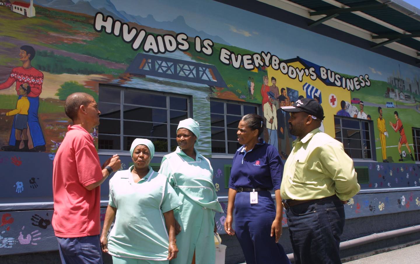 HIV educators in South Africa in 2002.