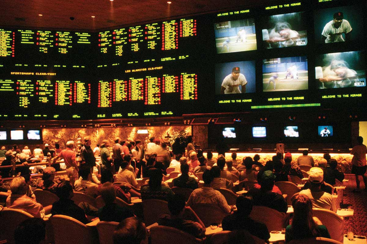 The legalization of online betting has made scenes like this one at the Mirage Casino seem quaint.