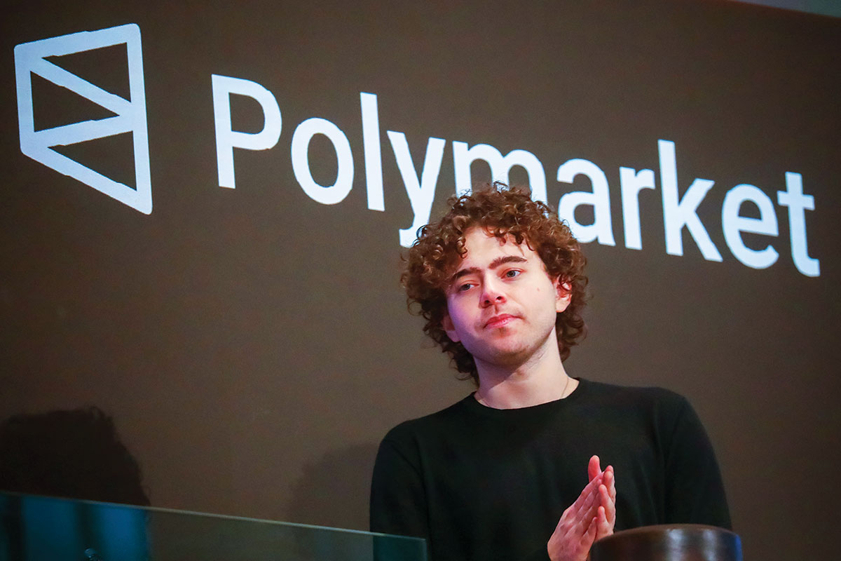 Shayne Coplan founded Polymarket from what he described as his “bathroom office” during the Covid pandemic lockdown.