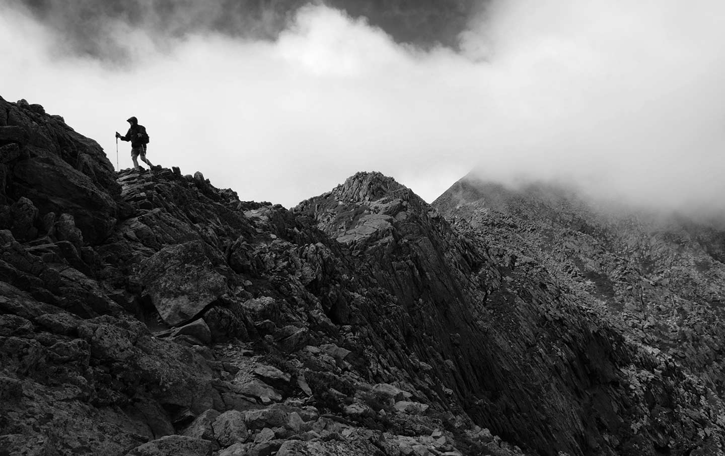 The Knife Edge trail, not far from the Maine’s North Woods, which shaped Henry David Thoreau’s ideas about nature.