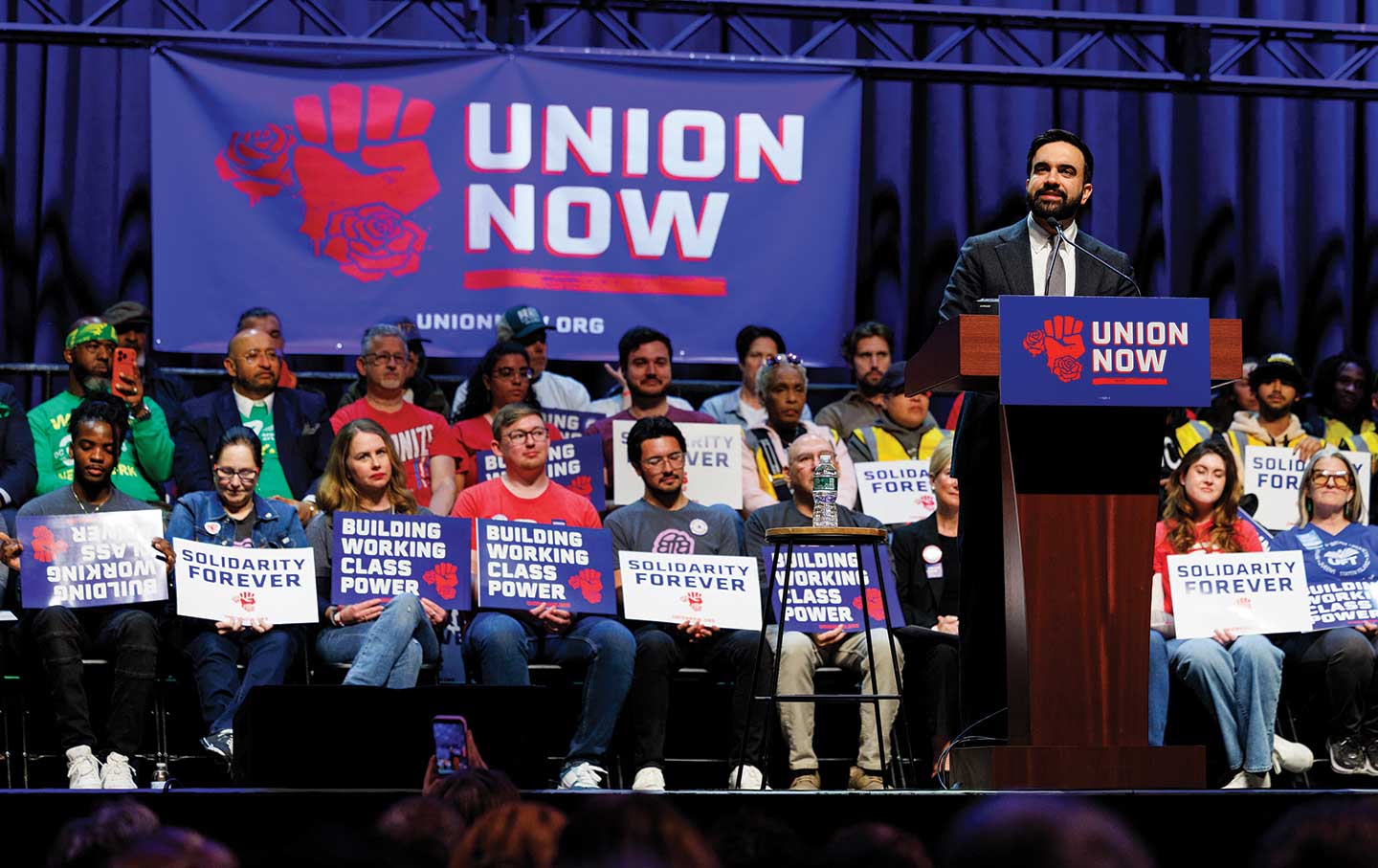 The labor-activist group Union Now was founded with support from Zohran Mamdani and Bernie Sanders.