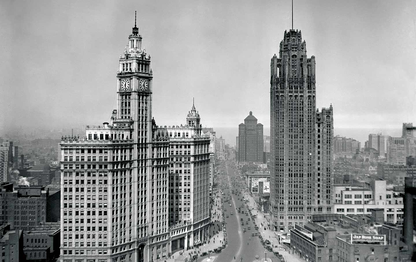Chicago’s Michigan Avenue in the mid-1920s.
