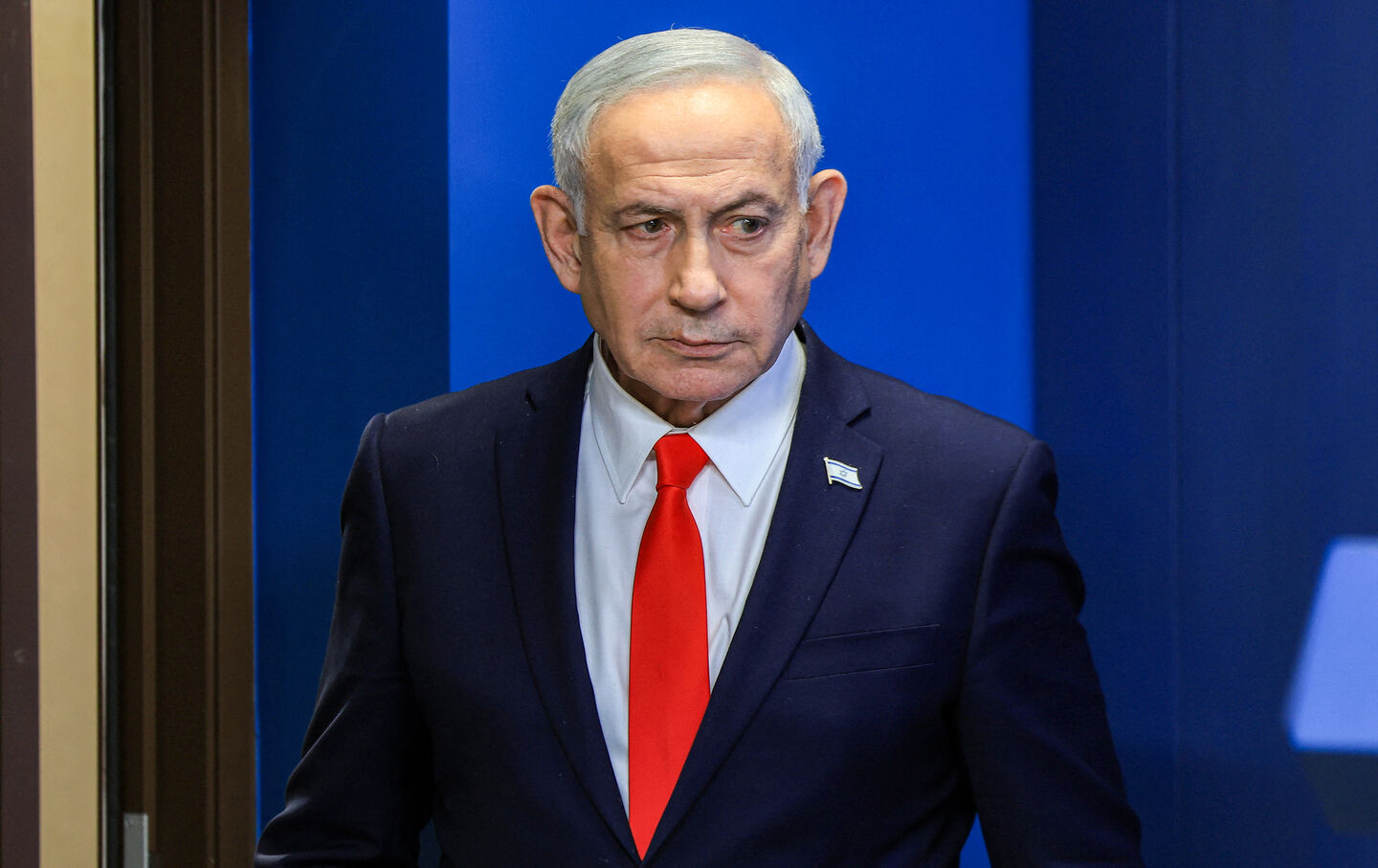 Israel’s Prime Minister Benjamin Netanyahu gives a news conference in Jerusalem on June 15, 2026.
