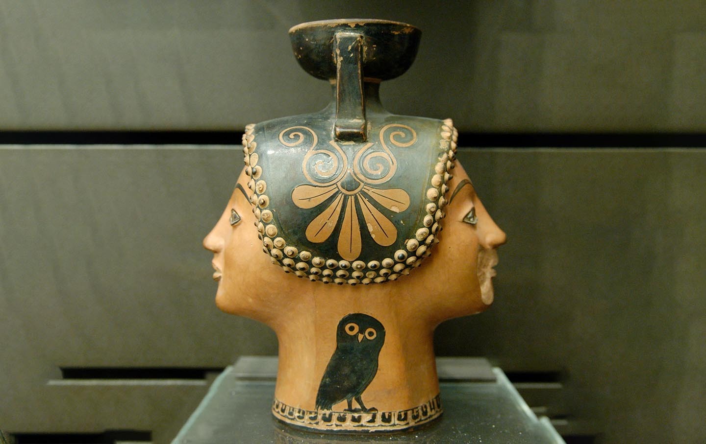 Janiform on display at the Louvre