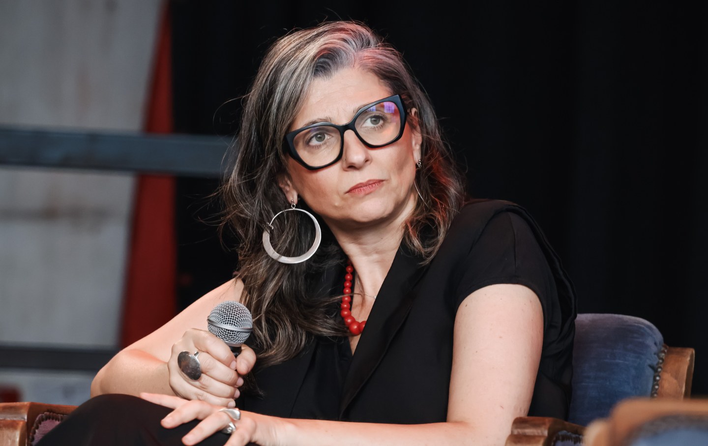 Francesca Albanese, United Nations special rapporteur on the occupied Palestinian territories, attends the presentation of the book “The Light of Awakening. From Palestine to the Entire World, a Manifesto of Resistance“ and freedom at Spirit de Milan in Milan, Italy, on May 27, 2026.