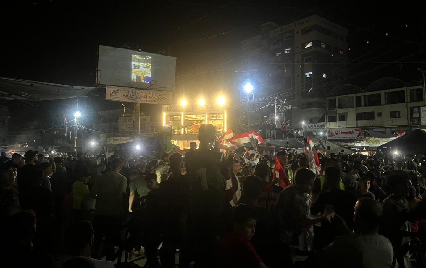 Watching the World Cup in Gaza.