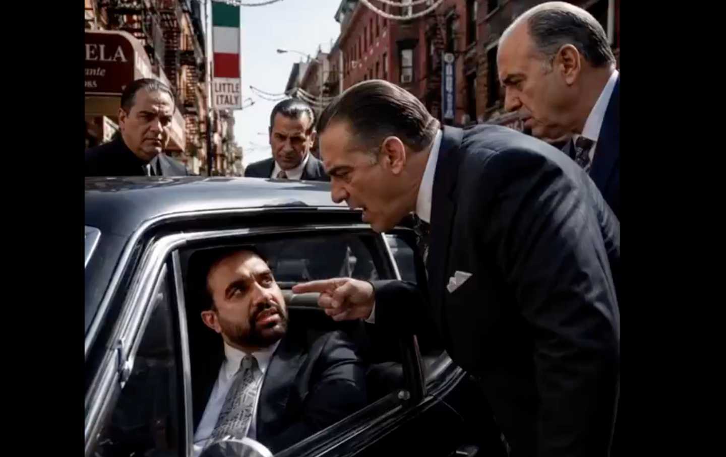 AI slop depicting caricatured Italian thugs threatening NYC’s mayor.