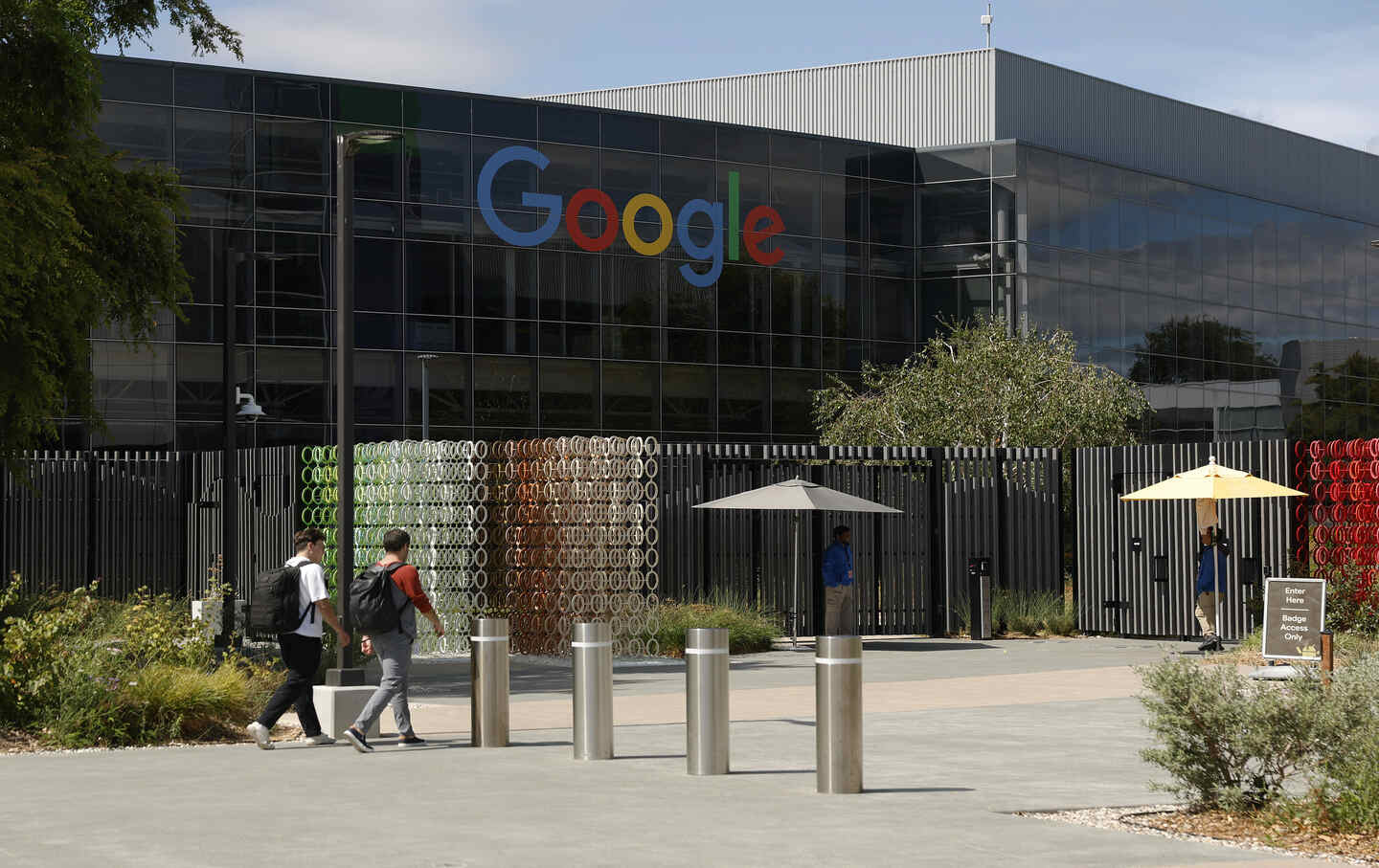 Google headquarters campus in Mountain View, California.