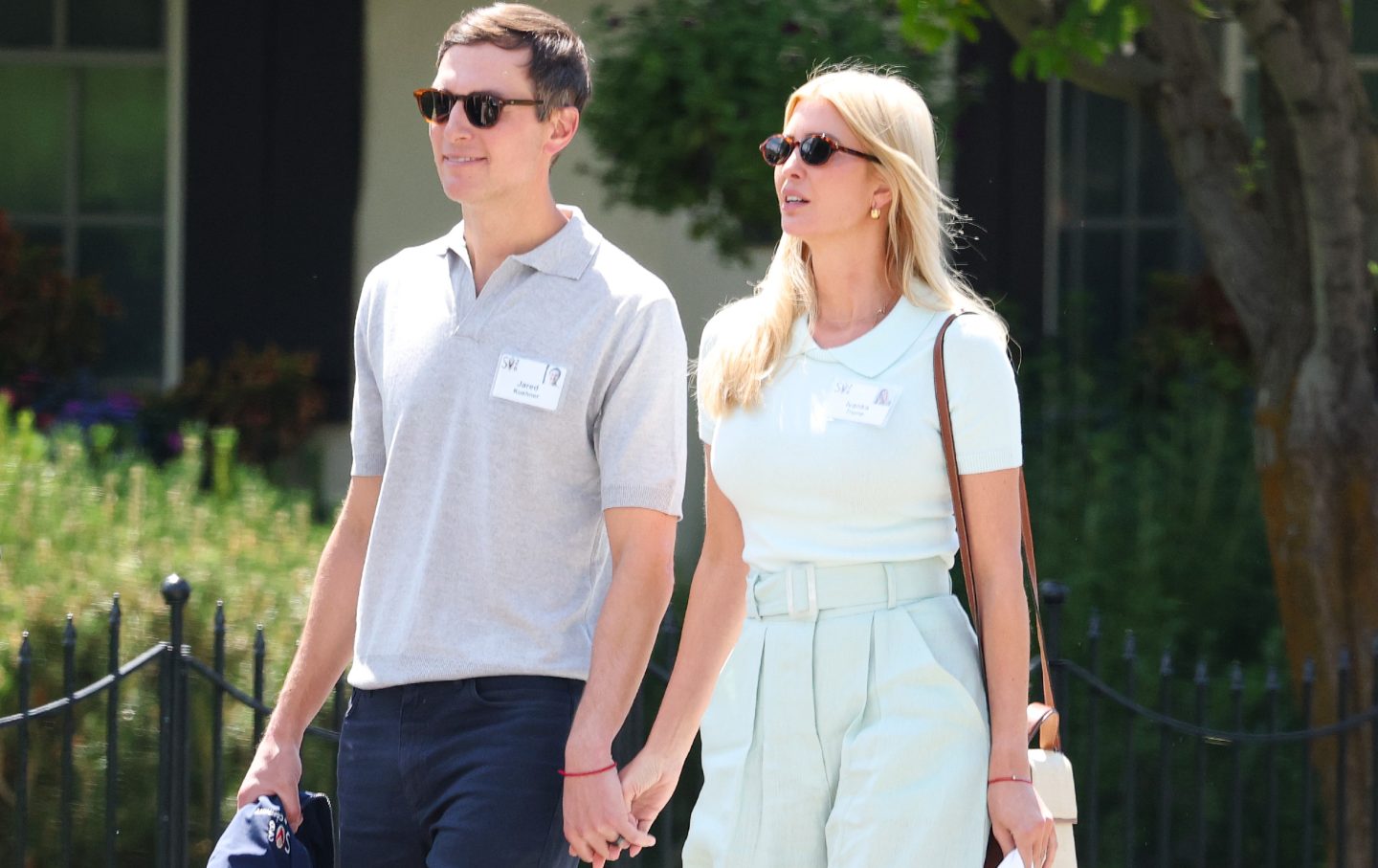 Jared Kushner and Ivanka Trump attend the Allen & Company Sun Valley Conference at the Sun Valley Lodge on July 8, 2026 in Sun Valley, Idaho.