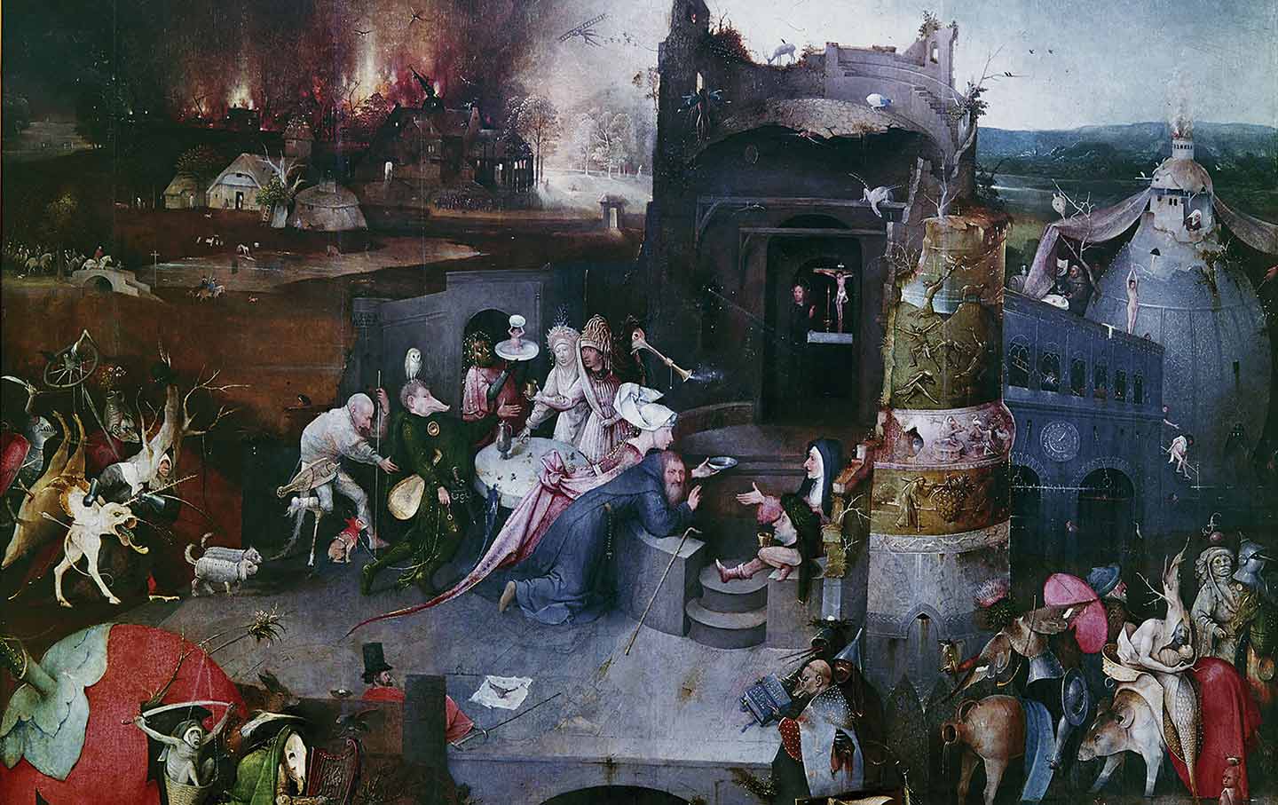 Hiëronymus Bosch, detail from “The Temptation of St. Anthony,” c. 1501