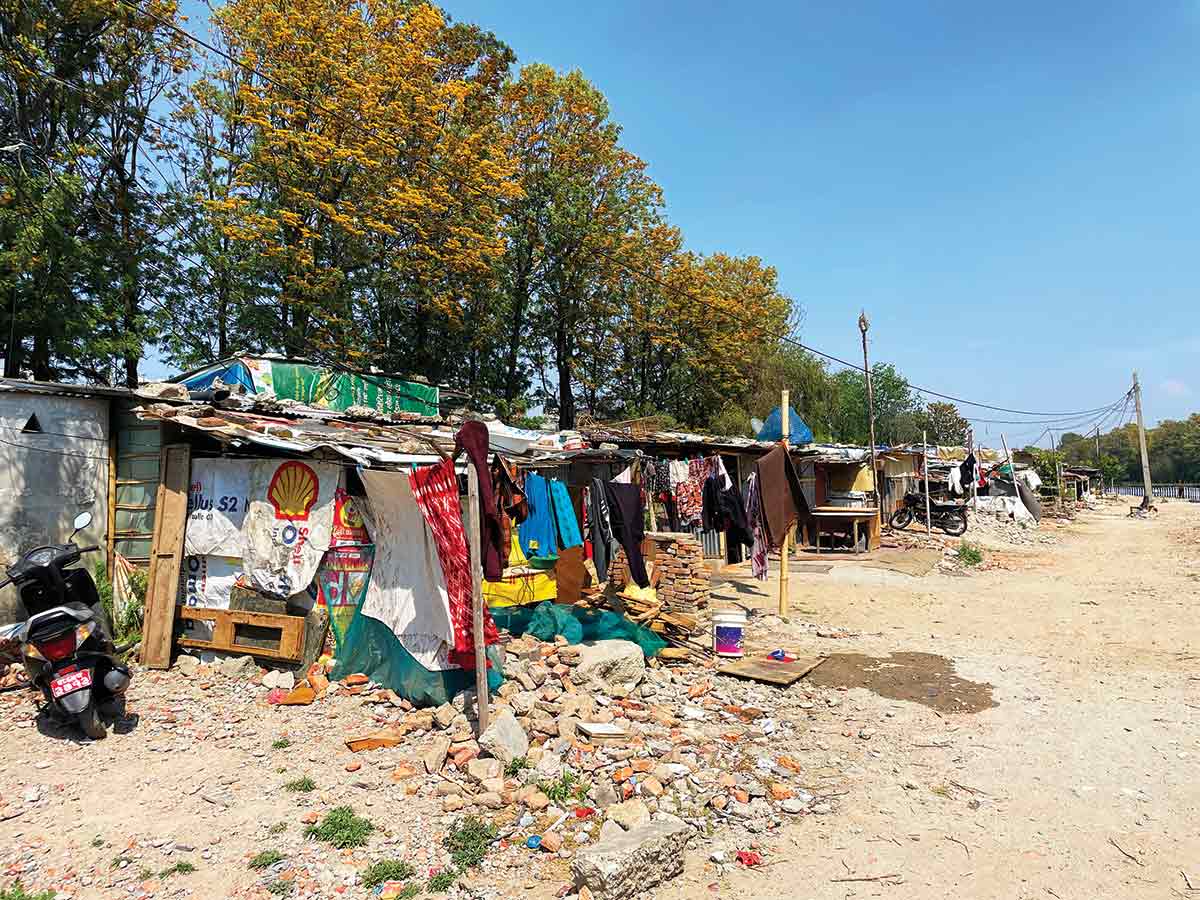 Thousands of Nepalis been displaced as Prime Minister Balendra Shah has razed settlements like this one.