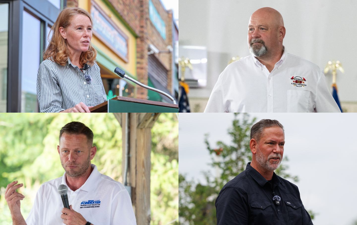 Rebecca Cooke; Bob Brooks; Dan Osborn; and Brian Poindexter