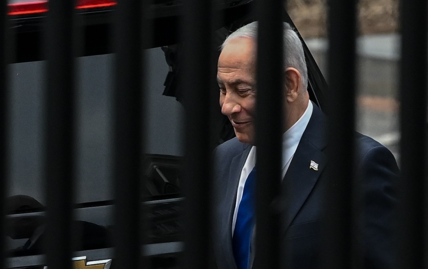 Israeli Prime Minister Benjamin Netanyahu arrives at the White House for a meeting with U.S. President Donald Trump in Washington, D.C., on July 28, 2026.