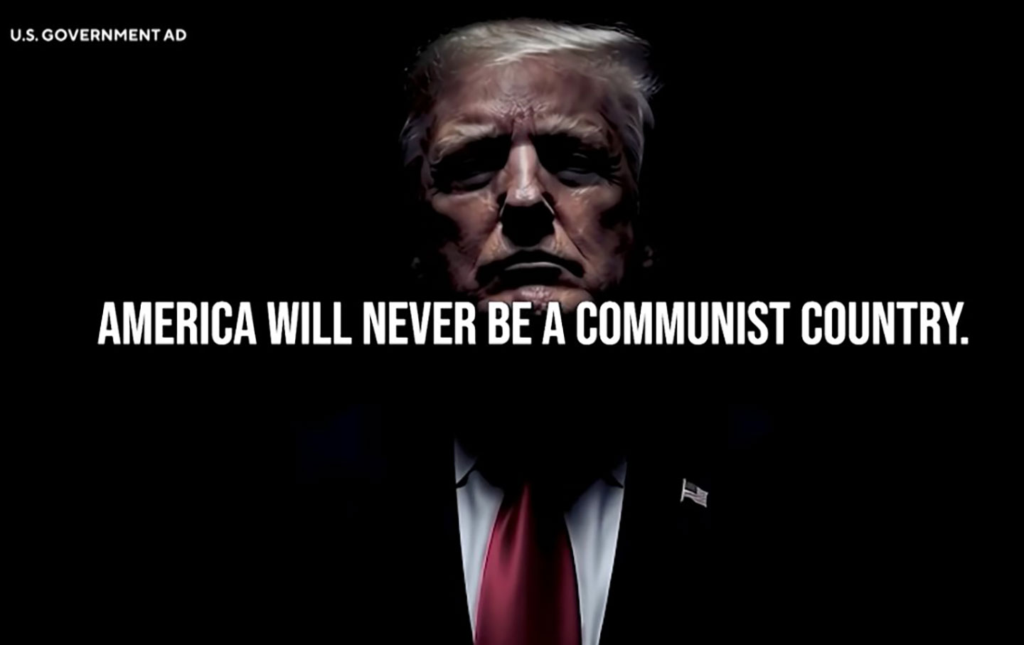 The White House claims that new TV ads featuring Trump are part of a series of “public service announcements.”