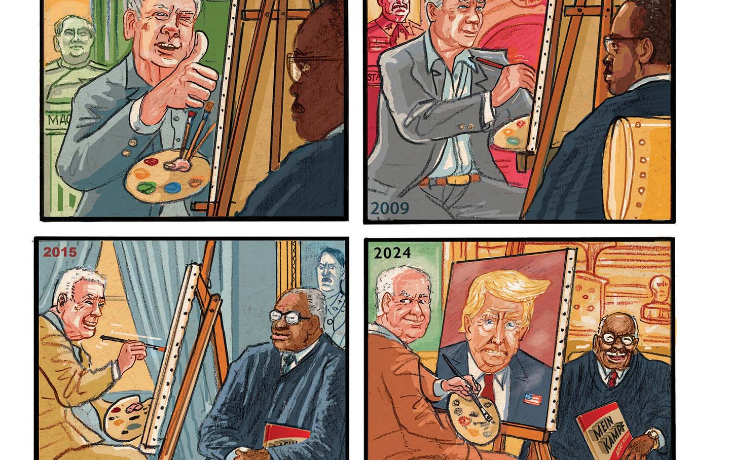 Harlan Crow’s Portrait of SCOTUS Under Trump