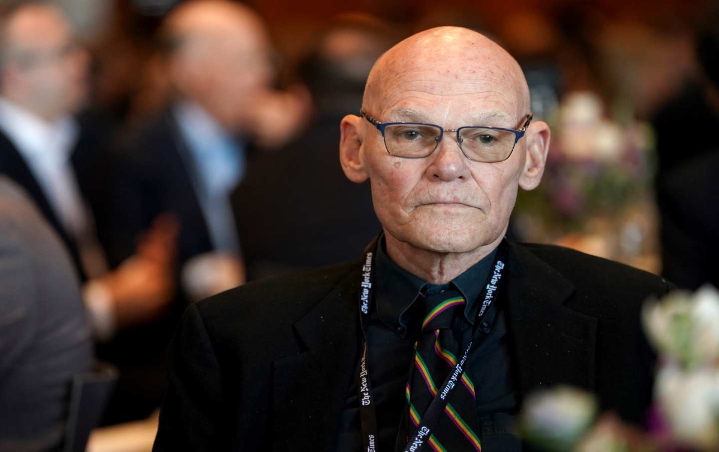Democratic political consultant James Carville at last year's New York Times DealBook summit.