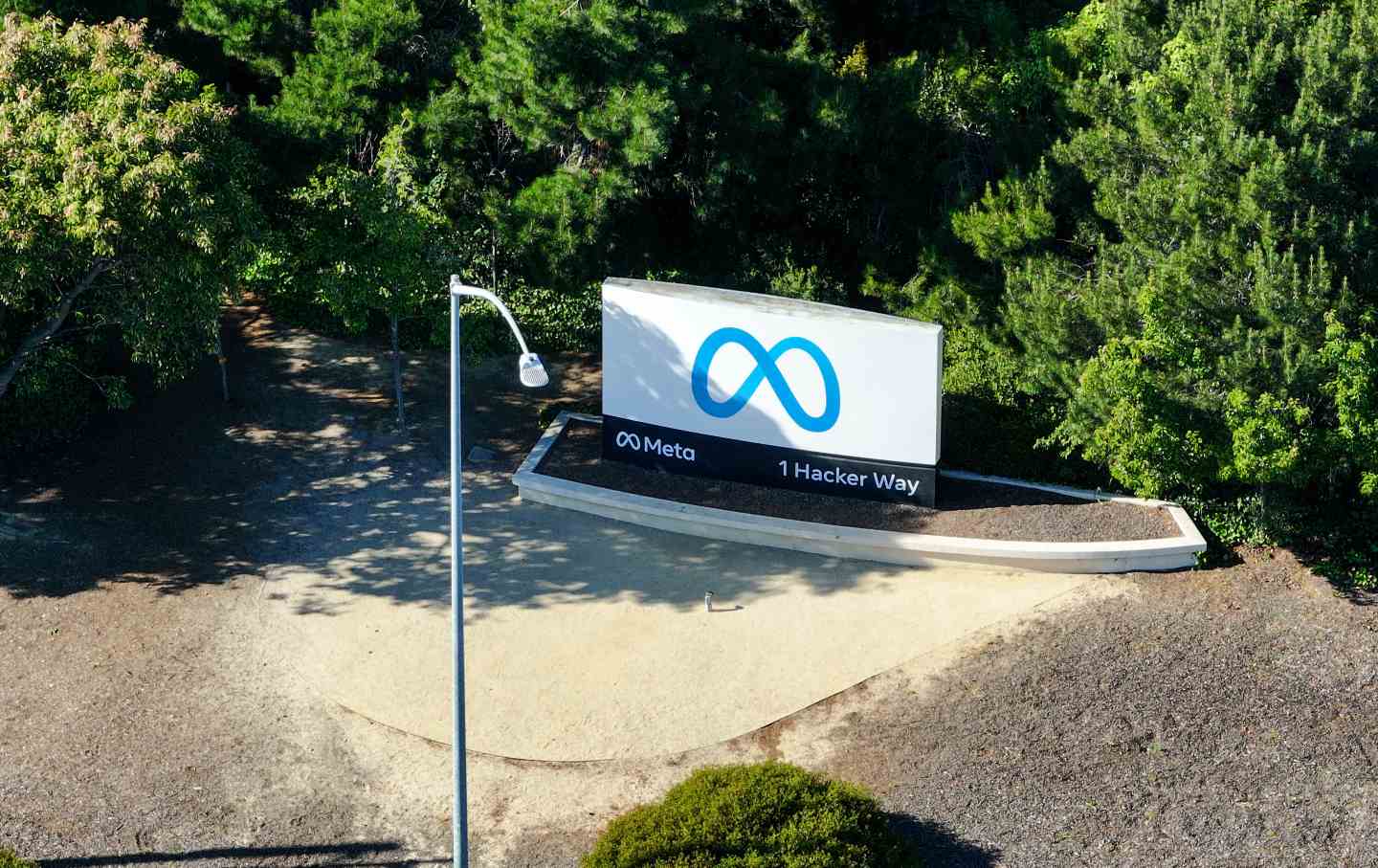 A view of Meta (Facebook) headquarters in Menlo Park, California, on May 15, 2026.