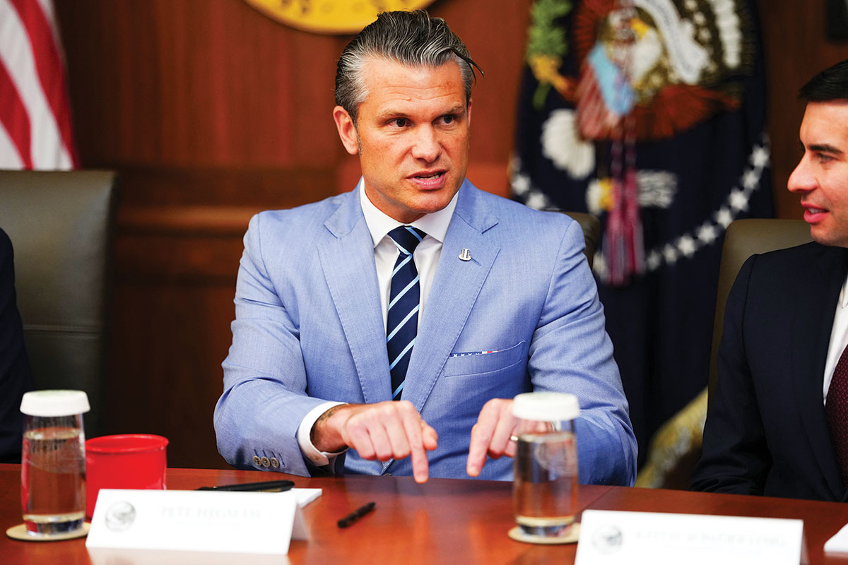 Pete Hegseth frequently does fitness drills with members of the military and has proposed testing soldiers for their testosterone levels.
