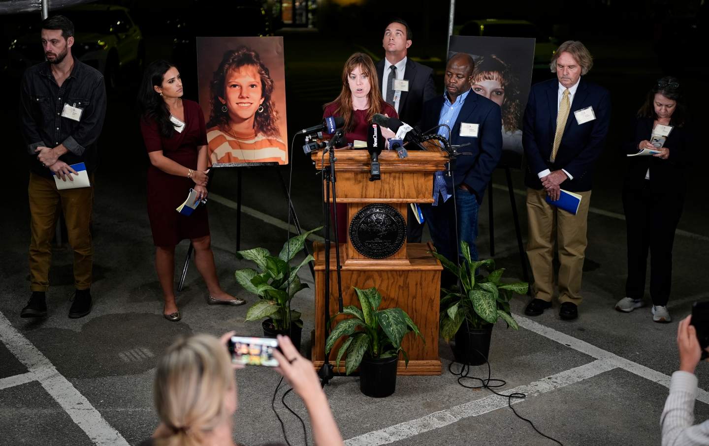 Media witnesses recount the moments before the execution of Christa Pike was halted Wednesday, September 30, 2026, in Nashville, Tennessee.